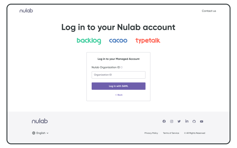 nulabpass login screen