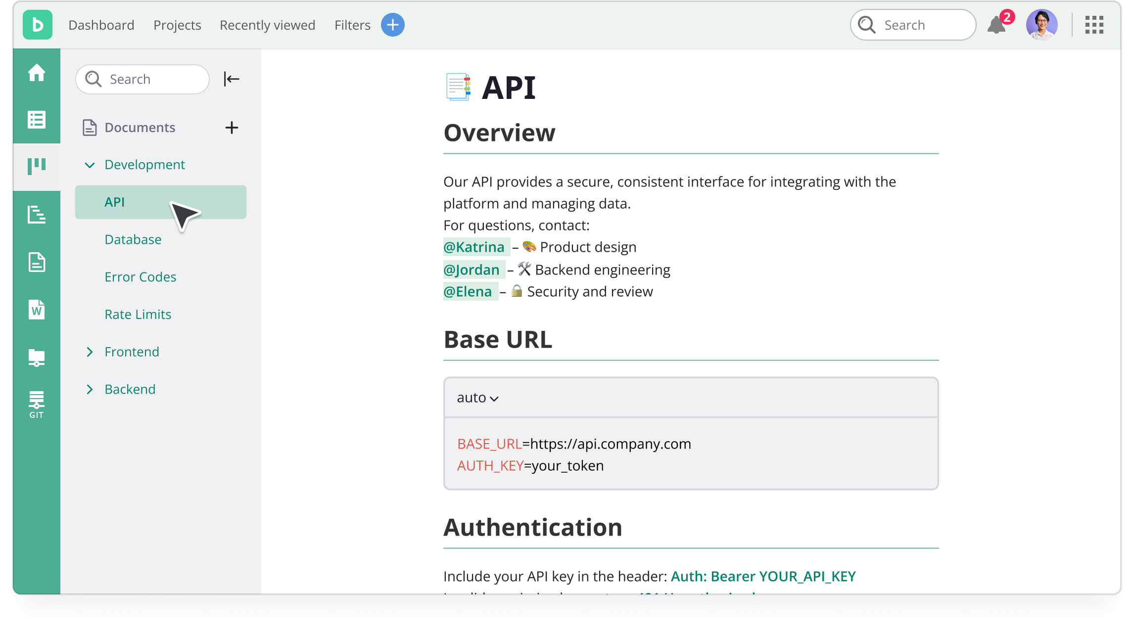 Collaborate on ideas with Documents