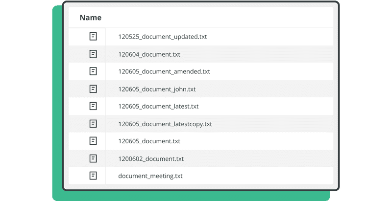 Examples of backing up a file