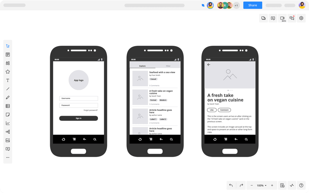 Android Wireframe