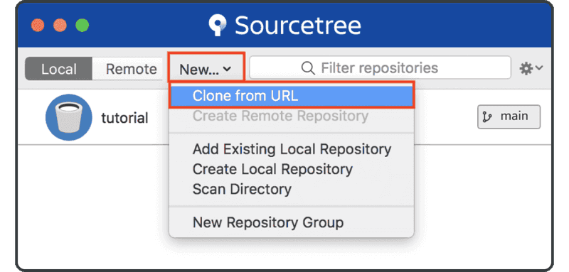 Start SourceTree