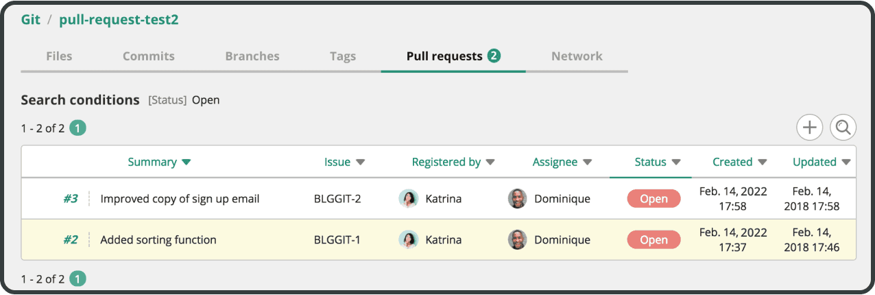 Pull requests | Git tutorial | Nulab