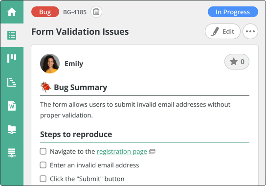 Custom workflows for tailored bug management