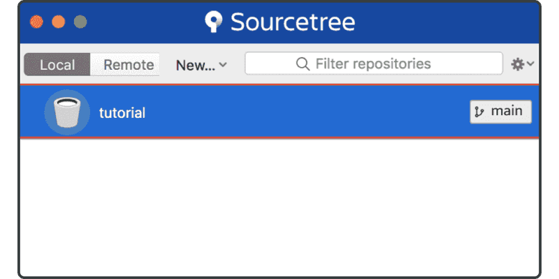 SourceTree Bookmark list