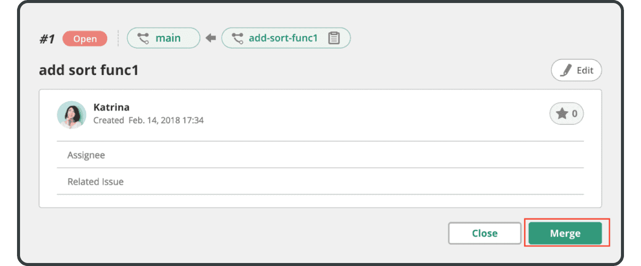 製造拉取請求的衝突 | Git tutorial | Nulab