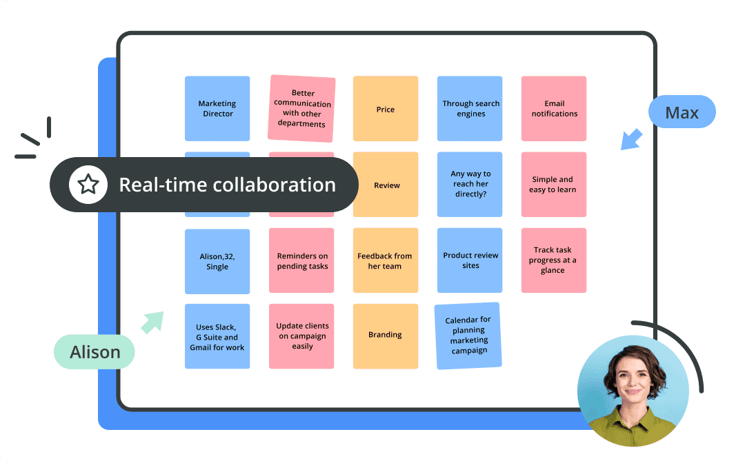 Collaborate with anyone in real-time