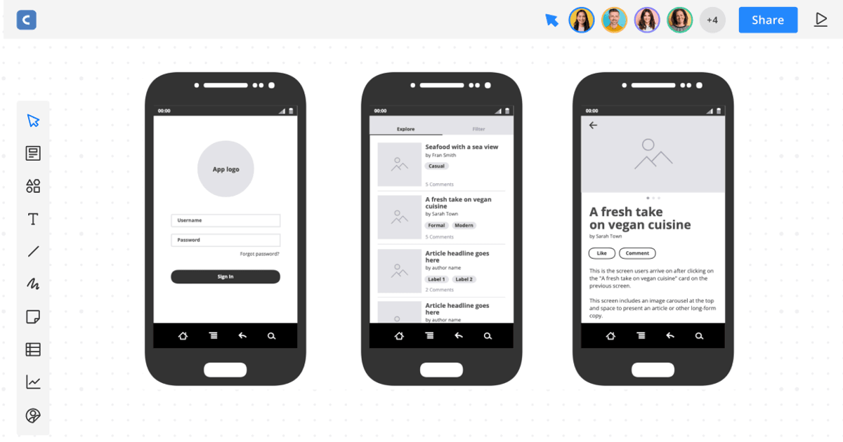 Android Wireframe